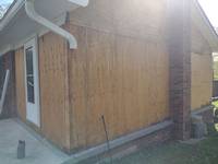 Progress on the new siding